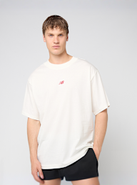 New Balance, TEE-SHIRT graphite sombre/black, beige, Image 2 of 5