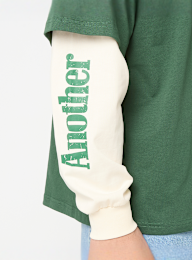 Another Cotton Lab, Sunday Miles Double Layer Longsleeve, green, Image 5 of 7