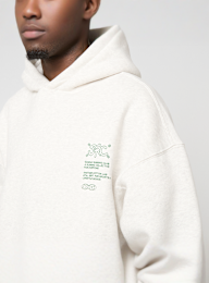 Another Cotton Lab, Athletic Department Hoodie, beige, Image 3 of 6