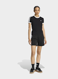 adidas Originals, 3 Stripes Slim Tee, black, Image 5 of 5