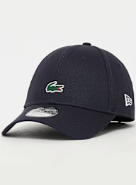 Lacoste, 9FORTY Lacoste x New Era Plain Cotton Cap, blue, Image 1 of 4