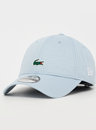 Lacoste, 9FORTY Lacoste x New Era Plain Cotton Cap, blue, Image 1 of 4