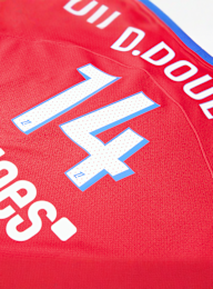 Nike, D. Doué / No. 14 / PSG Nike Third Stadium 2025/26, rood, Afbeelding 3 van 4