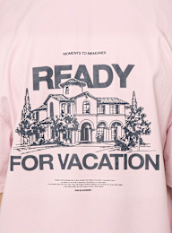 Pegador, Bovec Oversized Tee, Pink, Image 4 of 5