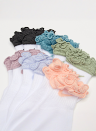 Nike  , 6 PACK - Infant/Toddler Ruffle Socks, multi-colour, Image 2 of 2