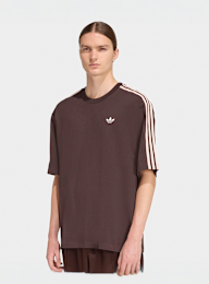 adidas Originals, Adicolor 3-Stripes Oversized Tee, brown, Image 1 of 5
