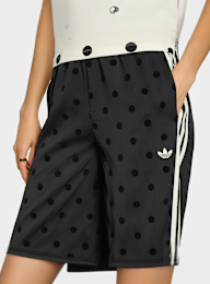 adidas Originals, Satin Polka Dots Wide Leg Pants, black, Image 3 of 5
