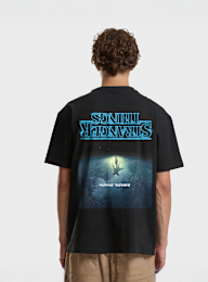 Mister Tee, Stranger Things Upside Down Loose Tee, black, Image 2 of 2