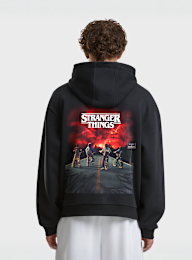 Mister Tee, Stranger Things Mindflayer Fluffy Hoody, black, Image 1 of 2