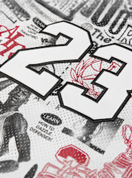 Jordan, 23 All Over Print Jersey, white, Image 5 of 5