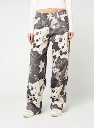 Decibel, Cow Print Baggy Pants, multi-colour, Image 1 of 5
