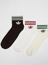 adidas Originals, 3 PACK - 3-Stripes Ankle Socks, multi-colour, Image 1 of 2