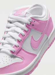 Nike, Dunk Low (GS), Pink, Image 7 of 8