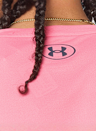 Under Armour, Tech Sport Short Sleeve, Pink, Image 6 of 7