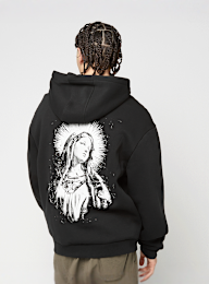 Mister Tee, Mary Cross Fluffy Zip Hoody, zwart, Afbeelding 1 van 5