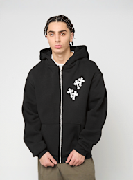 Mister Tee, Mary Cross Fluffy Zip Hoody, zwart, Afbeelding 2 van 5