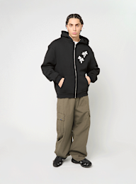 Mister Tee, Mary Cross Fluffy Zip Hoody, zwart, Afbeelding 5 van 5