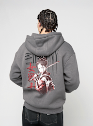 Mister Tee, I Am Destiny Fluffy Zip Hoody, grey, Image 1 of 5