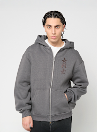 Mister Tee, I Am Destiny Fluffy Zip Hoody, grey, Image 2 of 5