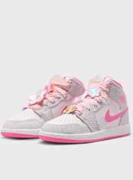 Jordan, Air Jordan 1 Mid SE (GS), Pink, Image 3 of 9