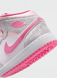 Jordan, Air Jordan 1 Mid SE (GS), Pink, Image 8 of 9