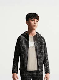 Nike  , Sportswear Tech Fleece Full Zip All Over Print, grey, Image 1 of 5
