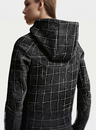 Nike  , Sportswear Tech Fleece Full Zip All Over Print, grey, Image 4 of 5