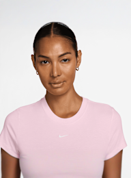 Nike  , Sportswear Chill Knit Cropped T-Shirt, light pink, Image 3 of 3