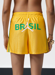 Jordan, Brooklyn Knit Brazil Shorts, yellow, Image 2 of 6