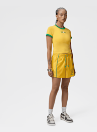 Jordan, Brooklyn Knit Brazil Shorts, yellow, Image 6 of 6