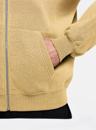 Jordan, Brooklyn Fleece Oversized Full-Zip Hoodie, yellow, Image 3 of 3