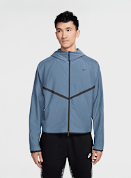 Nike  , Tech Shori Knit Full-Zip Windrunner Jacket, blue, Image 1 of 3