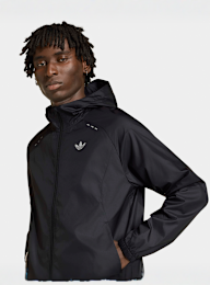 adidas Originals, Tech Trefoil Essentials Windbreaker, black, Image 3 of 5