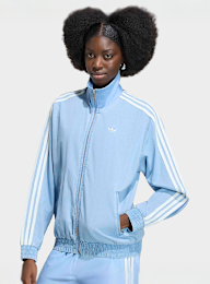 adidas Originals, Denim Firebird Tracktop, blue, Image 1 of 5