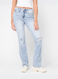 True Religion, BECCA MID RISE BOOTCUT FLAP, blue, Image 1 of 5