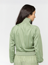 Karl Kani, OG Shadow Stripe Cropped Trackjacket, green, Image 2 of 4