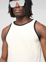 Karl Kani, Signature Waffle Tank Top, white, Image 3 of 4