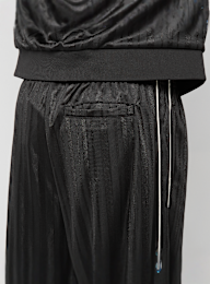 Karl Kani, Signature Shadow Stripe Baggy Trackpants, black, Image 6 of 7