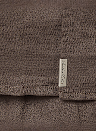 Another Cotton Lab, Another Linen Short Sleeve Shirt, brown, Image 4 of 6