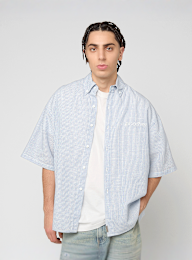Another Cotton Lab, The Short Sleeve Shirt, blue, Image 1 of 6