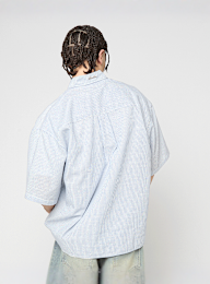 Another Cotton Lab, The Short Sleeve Shirt, blue, Image 2 of 6