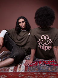 KAPPA x SNIPES, KAPPA x SNIPES Oversized Tee, brown, Image 1 of 4
