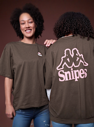 KAPPA x SNIPES, KAPPA x SNIPES Oversized Tee, brown, Image 2 of 4