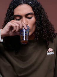 KAPPA x SNIPES, KAPPA x SNIPES Oversized Tee, brown, Image 3 of 4