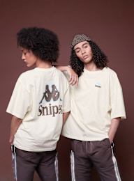 KAPPA x SNIPES, KAPPA x SNIPES Oversized Tee, beige, Image 1 of 5