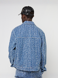 Karl Kani, Jeans Distressed Zip Denim Jacket, blue, Image 2 of 4