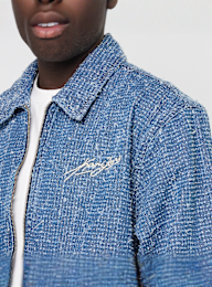 Karl Kani, Jeans Distressed Zip Denim Jacket, blue, Image 3 of 4
