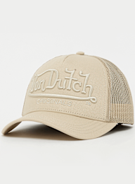 Von Dutch Originals, Baseball Cap with Mesh Back Embroidered Logo, beige, Image 1 of 4