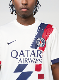 Nike, Doué / No. 14 / Virgil Abloh Archive / PSG DRI-Fit Jersey Shortsleeve Stadium 25/26, white, Image 4 of 9