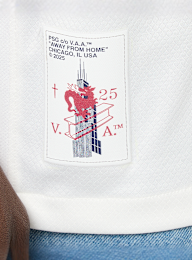 Nike, Doué / No. 14 / Virgil Abloh Archive / PSG DRI-Fit Jersey Shortsleeve Stadium 25/26, white, Image 7 of 9